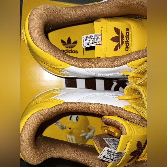 Men size 12 m&m yellow low top Adidas - Picture 3 of 6